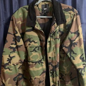 Vans camo drill coat